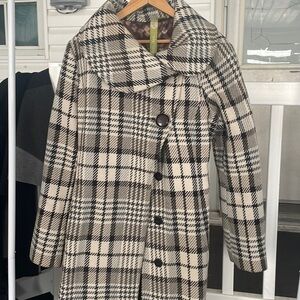 Manteau style pied de poule